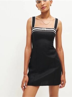 Reformation Elana Linen Dress